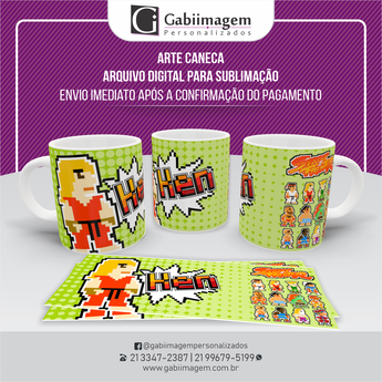 Caneca Street Fighter Guile