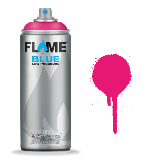 Spray Flame Blue Fluo Pink - FB-1004 - Dona Bomba Graffiti Shop