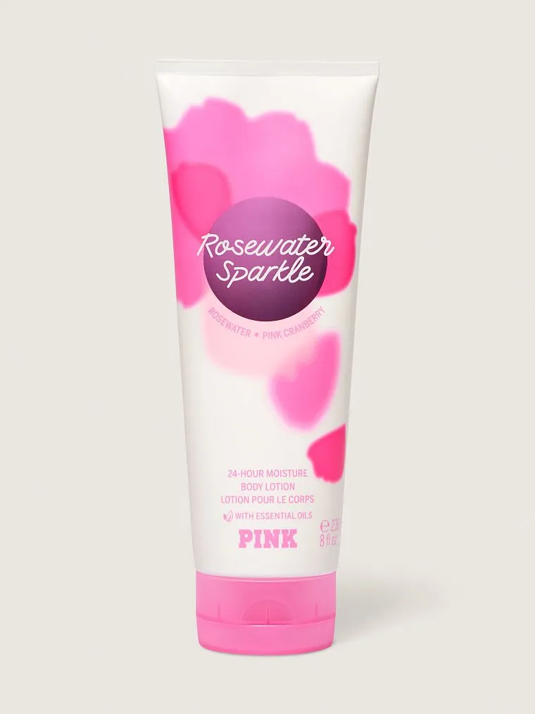 PINK Rosewater Sparkle Victoria's Secret Loção Corporal Hidratante - Bia  Beauty Store