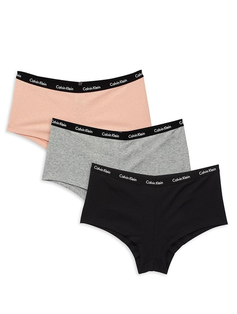 Calcinha Calvin Klein Underwear Boyshort My Calvin Preta - Compre Agora