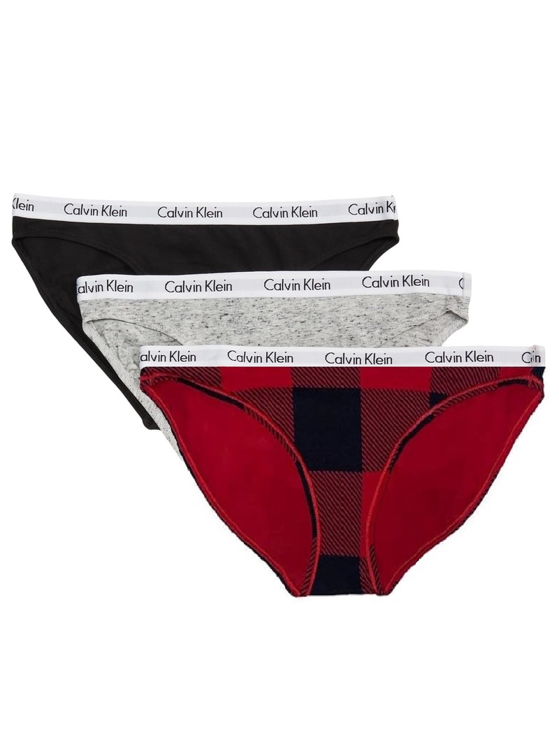 Kit Calcinhas Calvin Klein 3 Pack Bikini Tamanho P - Outlet - Bia