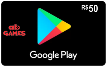 Google Play 50 Reais - Cartão Presente