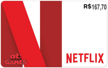 Cartão Netflix 40 Reais - Gift card